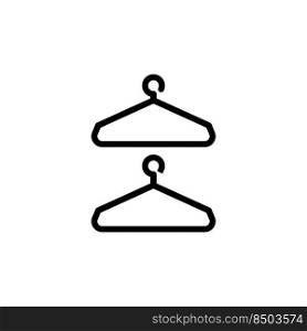 clothes hanger icon vector design templates white on background