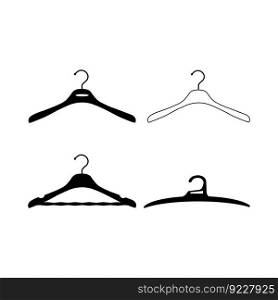 clothes hanger icon vector illustration symbol design