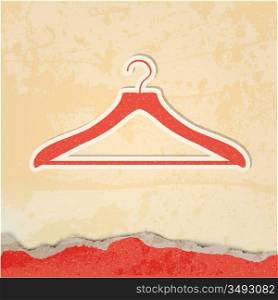 clothes hanger retro poster