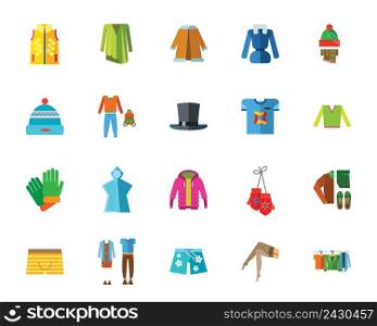 Clothes icon set. Can be used for topics like fashion, style, beauty, seasonal models