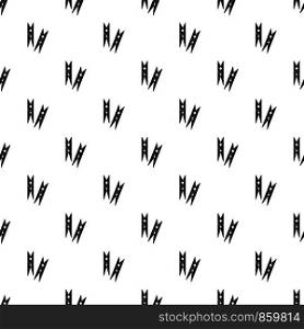 Clothes pegs pattern seamless vector repeat geometric for any web design. Clothes pegs pattern seamless vector
