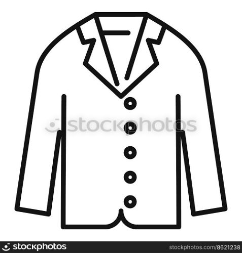 Clothes school icon outline vector. Boy uniform. Fashion suit. Clothes school icon outline vector. Boy uniform