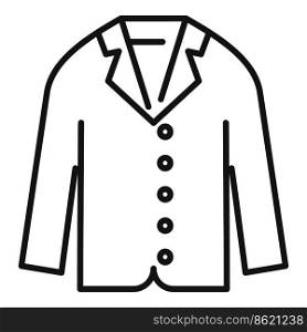 Clothes school icon outline vector. Boy uniform. Fashion suit. Clothes school icon outline vector. Boy uniform