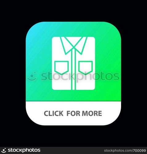Clothes, Shirt, Tshirt, Shopping Mobile App Icon Design