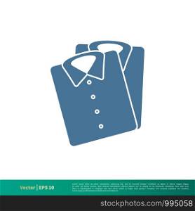 Clothing Laundry Icon Vector Logo Template Illustration Design. Vector EPS 10.
