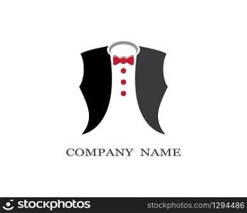 Clothing logo template vector icon illustration design