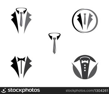 Clothing logo template vector icon illustration design