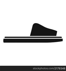 Clothing sandal icon simple vector. Woman footwear. Beach shoe. Clothing sandal icon simple vector. Woman footwear