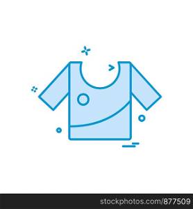 Cloths icon design vector