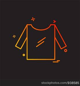 Cloths icon design vector