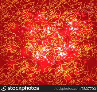 cloud abstract chinese new year background