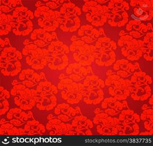 cloud abstract chinese new year background