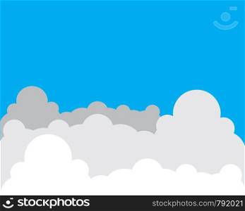 Cloud Background ilustration vector template