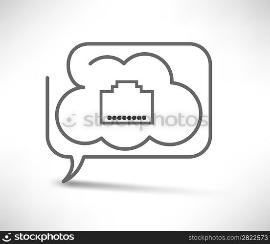 Cloud computing concept