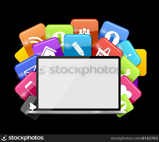 Cloud Computing Concept Vector Illustration