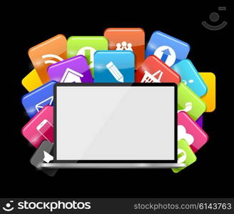 Cloud Computing Concept Vector Illustration