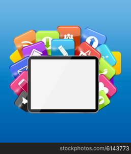 Cloud Computing Concept Vector Illustration