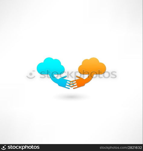 Cloud computing icon