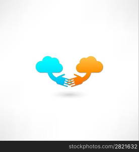 Cloud computing icon