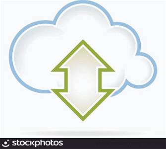 Cloud Computing Icon Communication