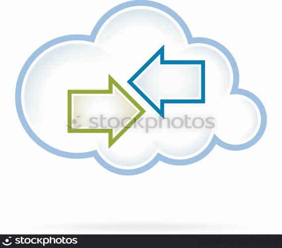 Cloud Computing Icon Communication