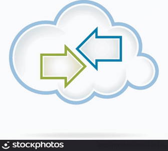 Cloud Computing Icon Communication