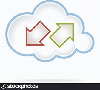 Cloud Computing Icon Communication