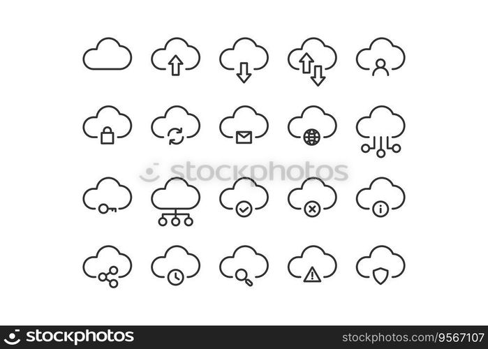 Cloud computing icon. Vector illustration design.