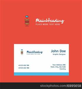Cloud computing logo Design with business card template. Elegant corporate identity. - Vector