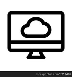 Cloud computing support with desktop version application