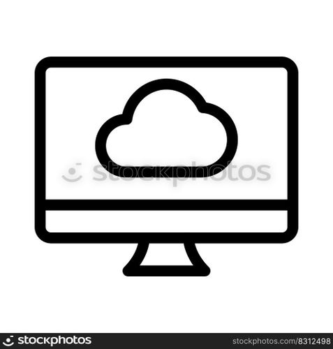 Cloud computing support with desktop version application