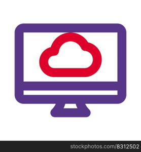 Cloud computing support with desktop version application