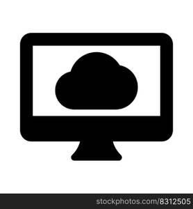 Cloud computing support with desktop version application