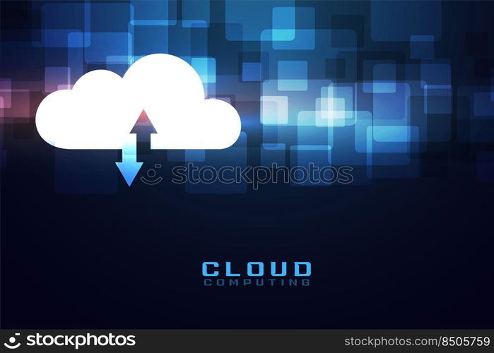 cloud computing technology concept background