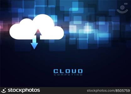 cloud computing technology concept background