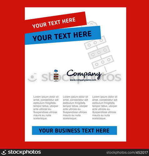 Cloud computing Title Page Design for Company profile ,annual report, presentations, leaflet, Brochure Vector Background