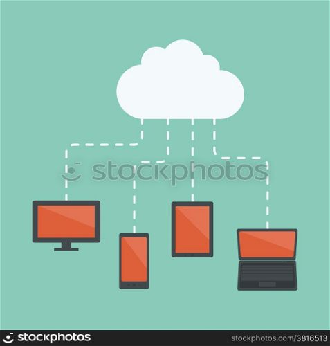 Cloud computing, vector