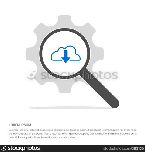 Cloud Download Icon - Free vector icon
