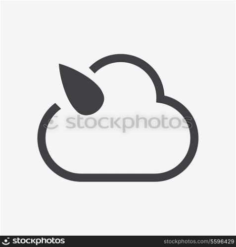cloud drop icon