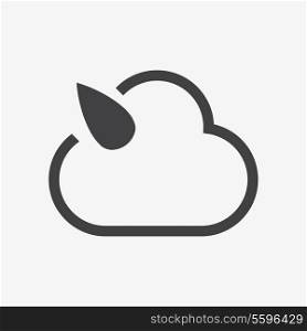 cloud drop icon