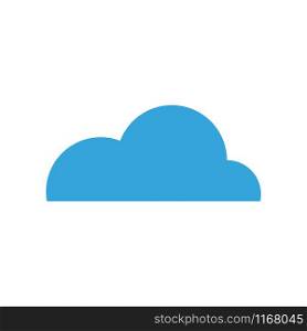 Cloud graphic design template vector isolated illustration. Cloud graphic design template vector isolated