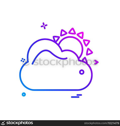 Cloud icon design vector