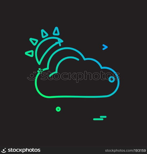 Cloud icon design vector