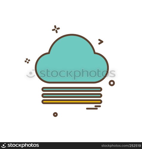 Cloud icon design vector