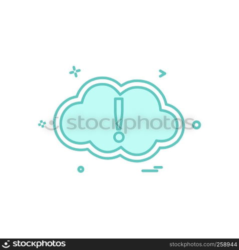 Cloud icon design vector