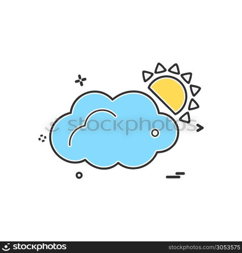 Cloud icon design vector