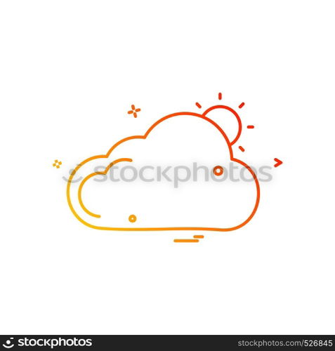 Cloud icon design vector