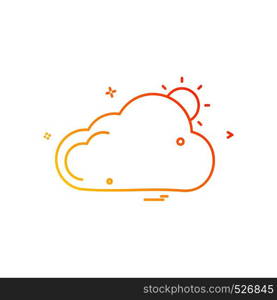 Cloud icon design vector