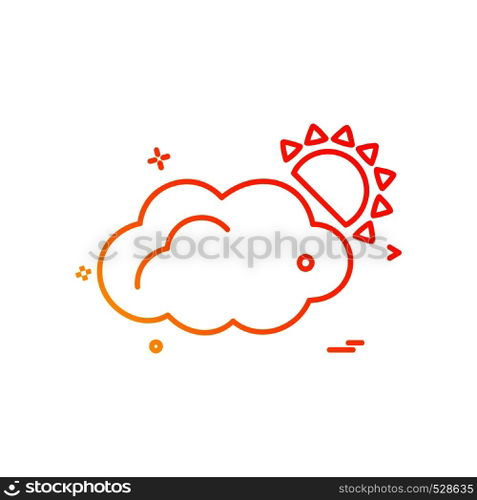Cloud icon design vector