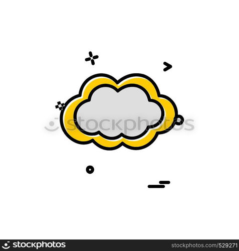 Cloud icon design vector